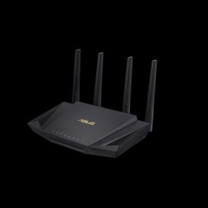 ASUS RT-AX58U router inalámbrico Gigabit Ethernet Doble banda (2,4 GHz / 5 GHz) Negro