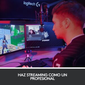 Reacondicionado | Logitech C922 Pro Stream cámara web 1920 x 1080 Pixeles USB Negro