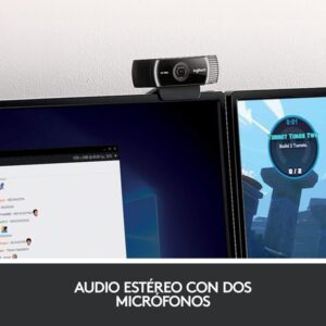 Reacondicionado | Logitech C922 Pro Stream cámara web 1920 x 1080 Pixeles USB Negro