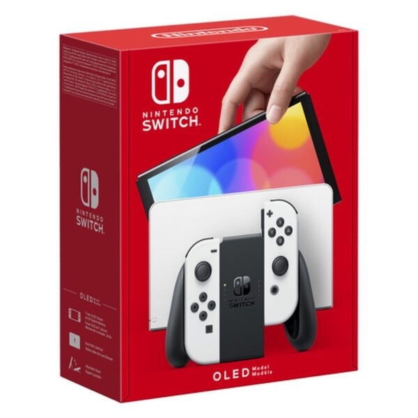 Reacondicionado | Nintendo Switch OLED videoconsola portátil 17,8 cm (7") 64 GB Pantalla táctil Wifi Blanco