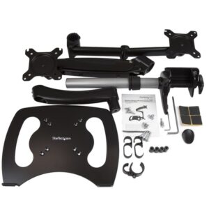 StarTech.com Brazo para un Monitor - Base para Ordenador Portátil con Ajuste de Altura de un Toque StarTech.com Brazo para un Monitor - Base para Ordenador Portátil con Ajuste de Altura de un Toque