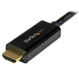 StarTech.com Cable Conversor Mini DisplayPort a HDMI de 2m - Color Negro - Ultra HD 4K StarTech.com Cable Conversor Mini DisplayPort a HDMI de 2m - Color Negro - Ultra HD 4K