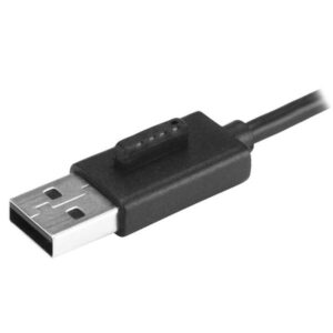 StarTech.com Concentrador Ladrón USB 2.0 de 4 Puertos con Cable Integrado - Hub Portátil USB 2.0