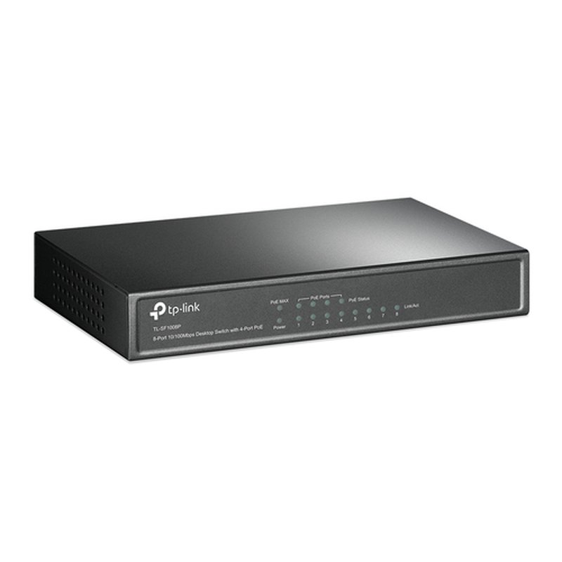 TP-Link TL-SF1008P switch No administrado Fast Ethernet (10/100) Energía sobre Ethernet (PoE) Oliva - Imagen 2