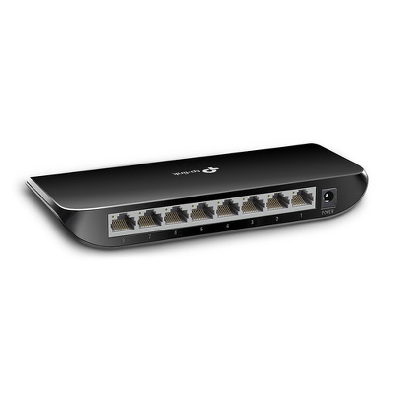 TP-Link TL-SG1008D switch No administrado Gigabit Ethernet (10/100/1000) Negro - Imagen 3