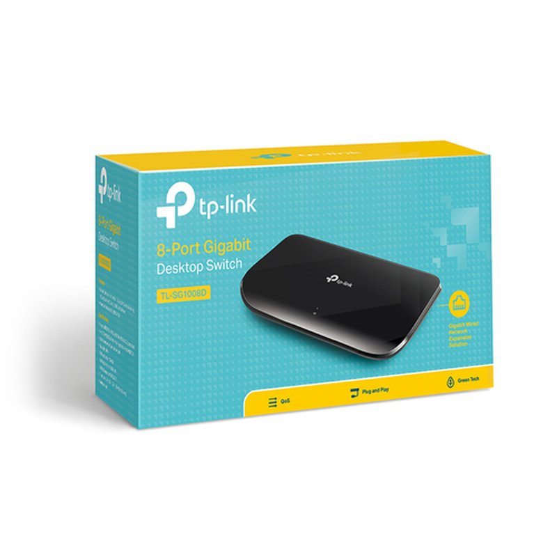 TP-Link TL-SG1008D switch No administrado Gigabit Ethernet (10/100/1000) Negro - Imagen 6