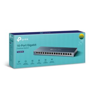 TP-Link TL-SG116 switch No administrado Gigabit Ethernet (10/100/1000) Negro