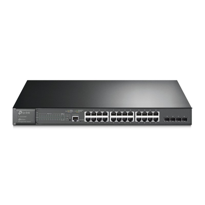 TP-Link TL-SG3428MP switch Gestionado L2/L3 Gigabit Ethernet (10/100/1000) Energía sobre Ethernet (PoE) 1U Negro