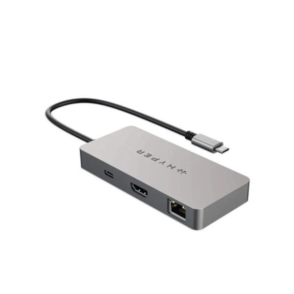 Targus HDMB2 hub de interfaz USB 3.2 Gen 1 (3.1 Gen 1) Type-C 5000 Mbit/s Acero inoxidable
