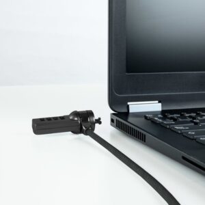 TooQ Cable de Seguridad con Combinación para Portátiles 1.5 metros, Gris Oscuro