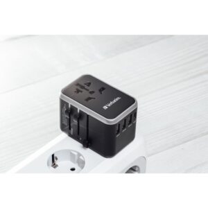 Verbatim 49546 adaptador de enchufe eléctrico Universal