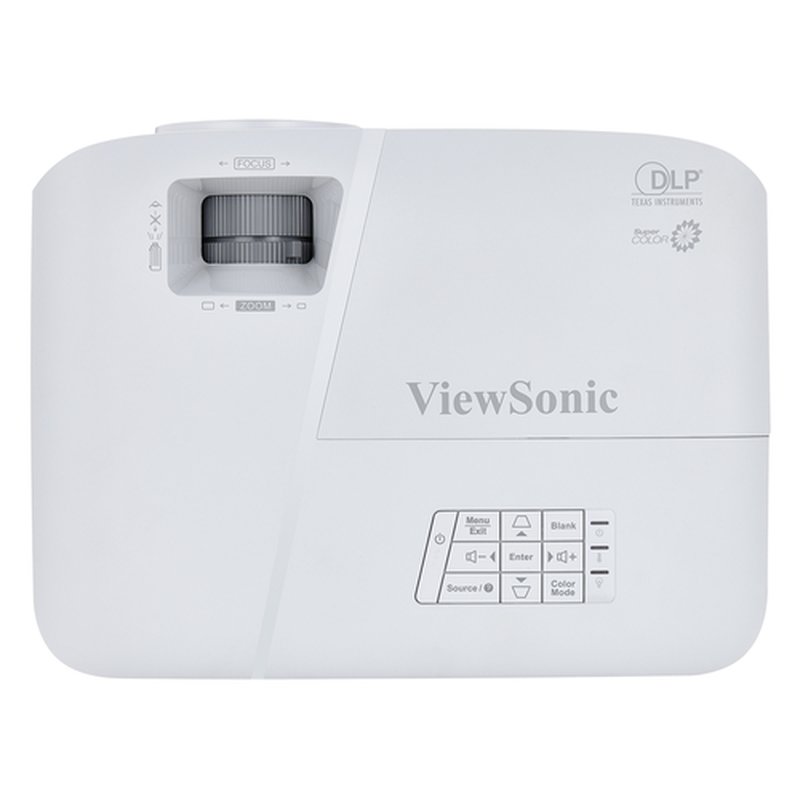 Viewsonic PA503S videoproyector Proyector de alcance estándar 3600 lúmenes ANSI DLP SVGA (800x600) Gris, Blanco - Imagen 2