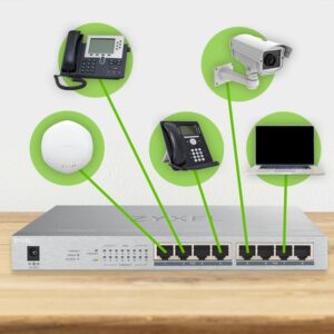 Zyxel GS1008HP No administrado Gigabit Ethernet (10/100/1000) Energía sobre Ethernet (PoE) Gris