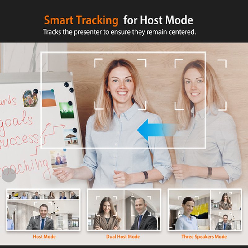 j5create JVU368-N Cámara web con altavoz alimentado por IA de 360° j5create JVU368-N Cámara web con altavoz alimentado por IA de 360° - Imagen 10
