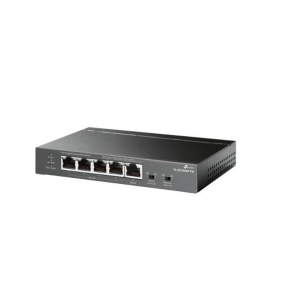 TP-Link TL-SG1005P-PD switch Gigabit Ethernet (10/100/1000) Energía sobre Ethernet (PoE) Negro