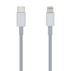 AISENS Cable USB 2.0 USB-С A Lightning PD 2A, Lightning/M-USB-С/M, Blanco, 2.0m