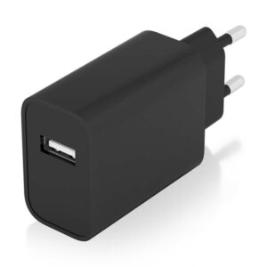 AISENS Cargador USB 10W alta eficiencia, 5V/2A, Negro