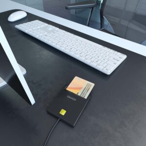 AISENS Lector de Tarjeta Inteligente DNI USB-C, Negro AISENS Lector de Tarjeta Inteligente DNI USB-C, Negro