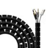 AISENS Organizador De Cable En Espiral 25mm, Negro, 2.0 m AISENS Organizador De Cable En Espiral 25mm, Negro, 2.0 m