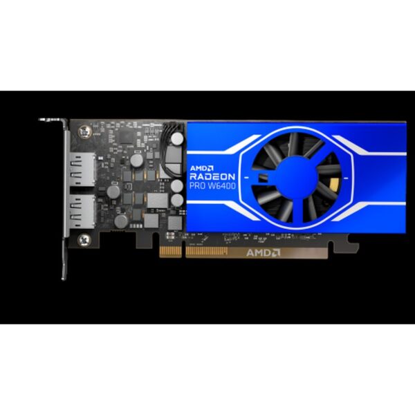 AMD Radeon Pro W6400 - Tarjeta gráfica - RDNA 2 - 4 GB GDDR6 - PCIe 4.0 x4 - 2 x DisplayPort