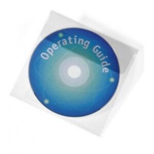 ARCHIVADOR SOBRE CD/DVD 1 UNIDADES PLASTICO PACK 25U