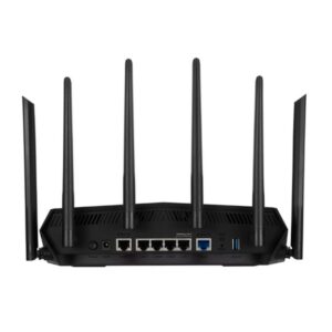 ASUS TUF Gaming AX6000 (TUF-AX6000) router inalámbrico Gigabit Ethernet Doble banda (2,4 GHz / 5 GHz) Negro