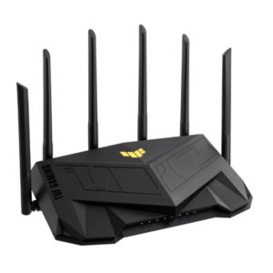 ASUS TUF Gaming AX6000 (TUF-AX6000) router inalámbrico Gigabit Ethernet Doble banda (2,4 GHz / 5 GHz) Negro