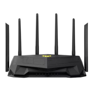 ASUS TUF Gaming AX6000 (TUF-AX6000) router inalámbrico Gigabit Ethernet Doble banda (2,4 GHz / 5 GHz) Negro