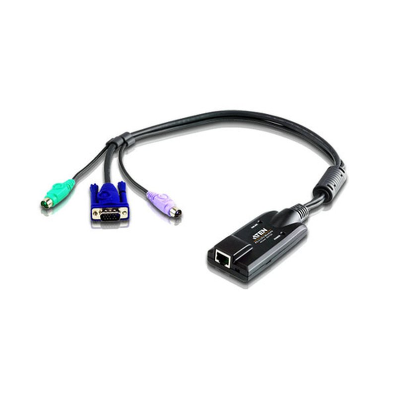 ATEN Adaptador KVM VGA PS/2 con compatibilidad de vídeo compuesto ATEN Adaptador KVM VGA PS/2 con compatibilidad de vídeo compuesto
