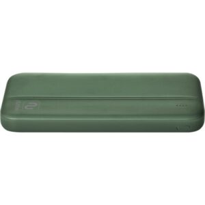 BATERIA EXTERNA UNIVERSAL NUBBEH TWISTER 10.000MAH 2XUSB + USB-C GREEN