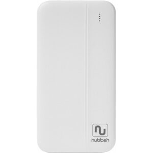 BATERIA EXTERNA UNIVERSAL NUBBEH TWISTER 10.000MAH 2XUSB + USB-C WHITE