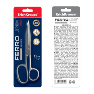 BLÍSTER TIJERAS FERRO 18 CM ERICH KRAUSE 14852