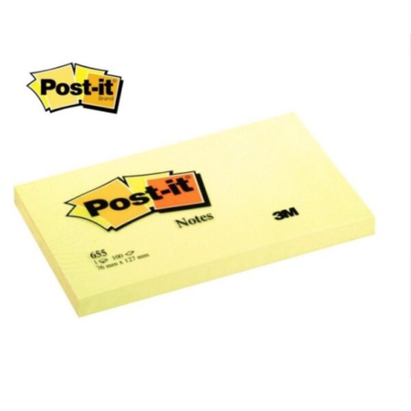 BLOC 100 HOJAS NOTAS ADHESIVAS 76X127MM CANARY YELLOW 6830-CY-W10 POST-IT 7100317839