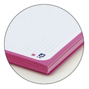 CUADERNO EUROPEANBOOK 1 TAPA EXTRADURA A4+ 80 HOJAS 5X5 COLOR FUCSIA OXFORD 100430270 | PACK 5 UNIDADES