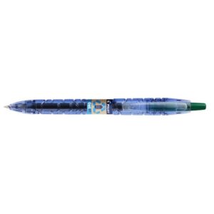 BOLIGRAFO B2P RETRACTIL VERDE PILOT BL-B2P-7-G-BG | PACK 10 UNIDADES