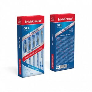 BOLÍGRAFO DE GEL G-POINT, COLOR DE LA TINTA AZUL ERICH KRAUSE 17627 | PACK 12 UNIDADES BOLÍGRAFO DE GEL G-POINT, COLOR DE LA TINTA AZUL ERICH KRAUSE 17627 | PACK 12 UNIDADES