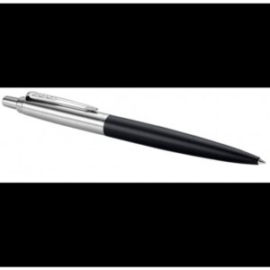 BOLÍGRAFO JOTTER XL RICHMOND NEGRO MATE RIBETE DE COLOR CROMO PLUMÍN MEDIO TINTA AZUL PARKER 2068358
