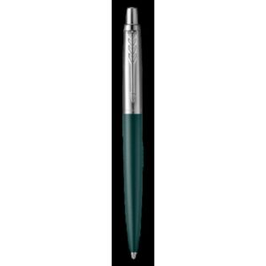 BOLÍGRAFO JOTTER XL GREENWICH VERDE MATE RIBETE DE COLOR CROMADO PLUMÍN MEDIO TINTA AZUL PARKER 2068511