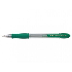 BOLIGRAFO RETRACTIL SUPERGRIP 1.0MM VERDE PILOT BPGP-10R-M-G | PACK 12 UNIDADES