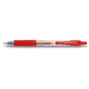 BOLIGRAFO ROLLER GEL RETRAC.G-2 ROJO PILOT BL-G2-7-R | PACK 12 UNIDADES