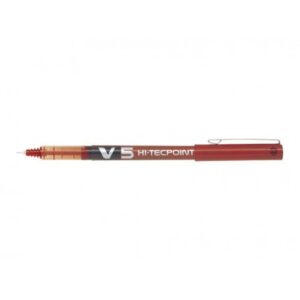 BOLIGRAFO ROLLER TINTA LIQUIDA V5 ROJO PILOT BX-V5-R | PACK 12 UNIDADES
