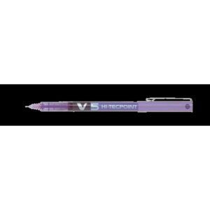 BOLIGRAFO ROLLER TINTA LIQUIDA V5 VIOLETA PILOT BX-V5-V | PACK 12 UNIDADES