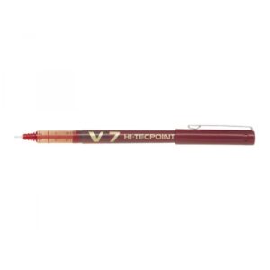BOLIGRAFO ROLLER TINTA LIQUIDA V7 ROJO PILOT BX-V7-R | PACK 12 UNIDADES