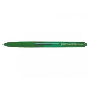 BOLÍGRAFO SUPER G VERDE PILOT BPGG-8R-M-G | PACK 12 UNIDADES