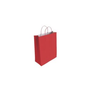 Bismark 329824 bolsa de papel Rojo | PACK 25 UNIDADES