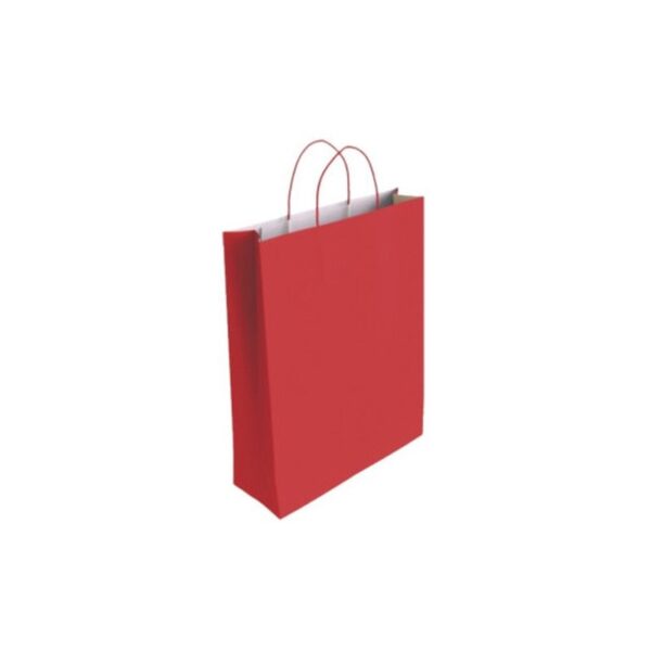 Bismark 329825 bolsa de papel Rojo | PACK 25 UNIDADES