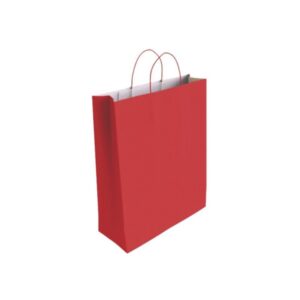 Bismark 329827 bolsa de papel Rojo | PACK 25 UNIDADES