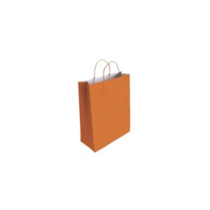 Bismark 329832 bolsa de papel Naranja | PACK 25 UNIDADES