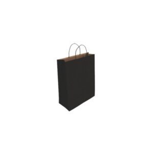 Bismark 329840 bolsa de papel Negro | PACK 25 UNIDADES
