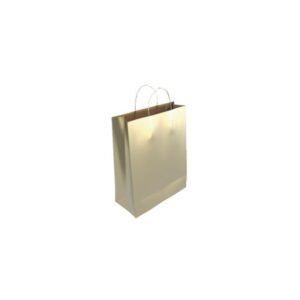 Bismark 329844 bolsa de papel Oro | PACK 25 UNIDADES